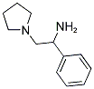 1-苯基-2-(吡咯烷-1-基)乙基-1-胺 结构式