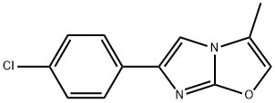 6-(4-CHLOROPHENYL)-3-METHYLIMIDAZO[2,1-B][1,3]OXAZOLE 结构式