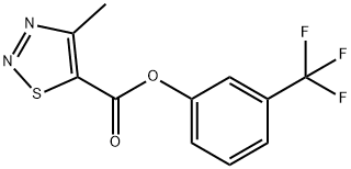 3-(TRIFLUOROMETHYL)PHENYL 4-METHYL-1,2,3-THIADIAZOLE-5-CARBOXYLATE