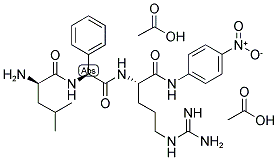 H-D-Leu-Ph'Gly-Arg-PNA 2AcOH 结构式