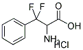 3,3-DIFLUORO-3-PHENYL-DL-ALANINE HCL 结构式