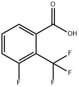 3-氟-2-(三氟甲基)苯甲酸 结构式
