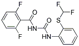 N-[({2-[(DIFLUOROMETHYL)THIO]PHENYL}AMINO)CARBONYL]-2,6-DIFLUOROBENZAMIDE 结构式