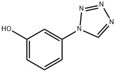 3-四唑-1-基-苯酚 结构式