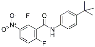 N-[4-(TERT-BUTYL)PHENYL]-2,6-DIFLUORO-3-NITROBENZAMIDE 结构式