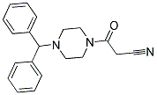3-(4-BENZHYDRYL-PIPERAZIN-1-YL)-3-OXO-PROPIONITRILE 结构式