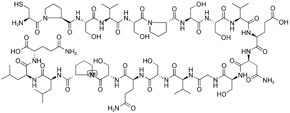 ANTI-RETINOIC ACID RECEPTOR BETA NEUTRALIZING PEPTIDE 结构式