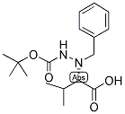 (S)-(+)-N(ALPHA)-BENZYL-N(BETA)-BOC-(L)-HYDRAZINOVALINE 结构式