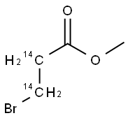 METHYL-3-BROMOPROPIONATE, [2,3-14C] 结构式