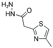 2-(4-METHYL-1,3-THIAZOL-2-YL)ACETOHYDRAZIDE 结构式