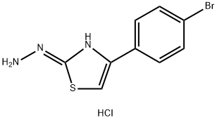 4-(4-BROMOPHENYL)-2-HYDRAZINO-1,3-THIAZOLE 结构式