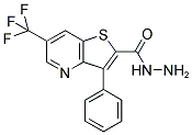 3-PHENYL-6-(TRIFLUOROMETHYL)THIENO[3,2-B]PYRIDINE-2-CARBOHYDRAZIDE 结构式