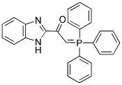 1-(1H-BENZIMIDAZOL-2-YL)-2-(TRIPHENYLPHOSPHORANYLIDENE)ETHANONE 结构式