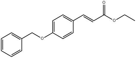 乙基 3-[4-(苄氧基)苯基]丙烯酸酯 结构式