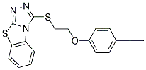3-[2-(4-tert-Butyl-phenoxy)-ethylsulfanyl]-benzo[4,5]thiazolo[2,3-c][1,2,4]triazole 结构式