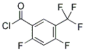 2,4-DIFLUORO-5-(TRIFLUOROMETHYL)BENZOYL CHLORIDE 结构式