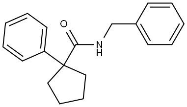 (Phenylcyclopentyl)-N-benzylformamide 结构式