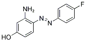 3-AMINO-4-[2-(4-FLUOROPHENYL)DIAZENYL]PHENOL 结构式