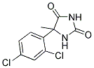 5-(2,4-DICHLOROPHENYL)-5-METHYLIMIDAZOLIDINE-2,4-DIONE 结构式