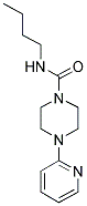 N-BUTYL(4-(2-PYRIDYL)PIPERAZINYL)FORMAMIDE 结构式