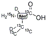L-Valine (U-13C5, 15N, 2,3-d2) 结构式