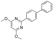 2-(4-BIPHENYL)-4,6-DIMETHOXYPYRIMIDINE 结构式