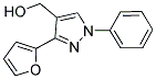 [3-(2-FURYL)-1-PHENYL-1H-PYRAZOL-4-YL]METHANOL 结构式