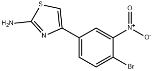 4-(4-BROMO-3-NITRO-PHENYL)-THIAZOL-2-YLAMINE 结构式