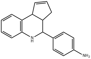 4-(3A,4,5,9B-TETRAHYDRO-3H-CYCLOPENTA[C]QUINOLIN-4-YL)-PHENYLAMINE 结构式
