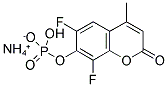 6,8-DIFLUORO-4-METHYLUMBELLIFERYL PHOSPHATE, AMMONIUM SALT 结构式