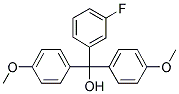 4,4'-DIMETHOXY-3''-FLUOROTRITYL ALCOHOL 结构式