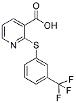 2-[[3-(TRIFLUOROMETHYL)PHENYL]THIO]NICOTINIC ACID 结构式