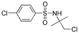 4-CHLORO-N-(2-CHLORO-1,1-DIMETHYLETHYL)BENZENESULFONAMIDE 结构式