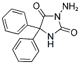 3-AMINO-5,5-DIPHENYLIMIDAZOLIDINE-2,4-DIONE 结构式