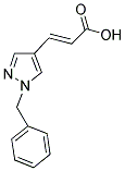 3-(1-BENZYL-1H-PYRAZOL-4-YL)-ACRYLIC ACID 结构式