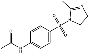 N-(4-[(2-METHYL-4,5-DIHYDRO-1H-IMIDAZOL-1-YL)SULFONYL]PHENYL)ACETAMIDE 结构式