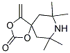 7,7,9,9-四甲基-4-甲基烯-1,3-二氧杂-8-氮杂螺[4.5]癸烷-2-酮 结构式