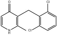 3-(2,6-DICHLOROBENZYL)-2-METHYL-4(1H)-PYRIDINONE 结构式