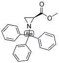 METHYL (S)-(-)-1-TRITYL-2-AZIRIDINECARBOXYLATE 结构式