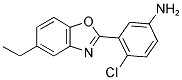 4-CHLORO-3-(5-ETHYL-1,3-BENZOXAZOL-2-YL)ANILINE 结构式