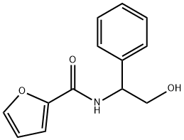 Furan-2-carboxylic acid (2-hydroxy-1-phenyl-ethyl)-amide 结构式