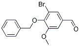 4-(BENZYLOXY)-3-BROMO-5-METHOXYBENZALDEHYDE 结构式
