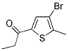 1-(4-Bromo-5-methylthien-2-yl)propan-1-one 结构式
