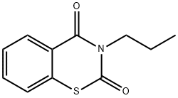 3-PROPYL-2H-1,3-BENZOTHIAZINE-2,4(3H)-DIONE 结构式