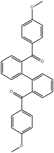 2,2'-DIANISOYL-DIPHENYL 结构式