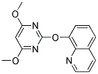 8-[(4,6-DIMETHOXYPYRIMIDIN-2-YL)OXY]QUINOLINE 结构式