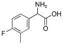 4 - 氟-3-甲基-DL-苯基甘氨酸 结构式