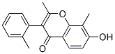 7-HYDROXY-2,8-DIMETHYL-3-O-TOLYL-CHROMEN-4-ONE 结构式