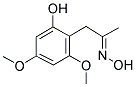 (4,6-DIMETHOXY-2-HYDROXYPHENYL)ACETONE OXIME 结构式