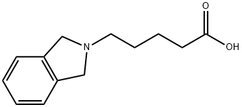 5-(1,3-DIHYDRO-ISOINDOL-2-YL)-PENTANOIC ACID 结构式